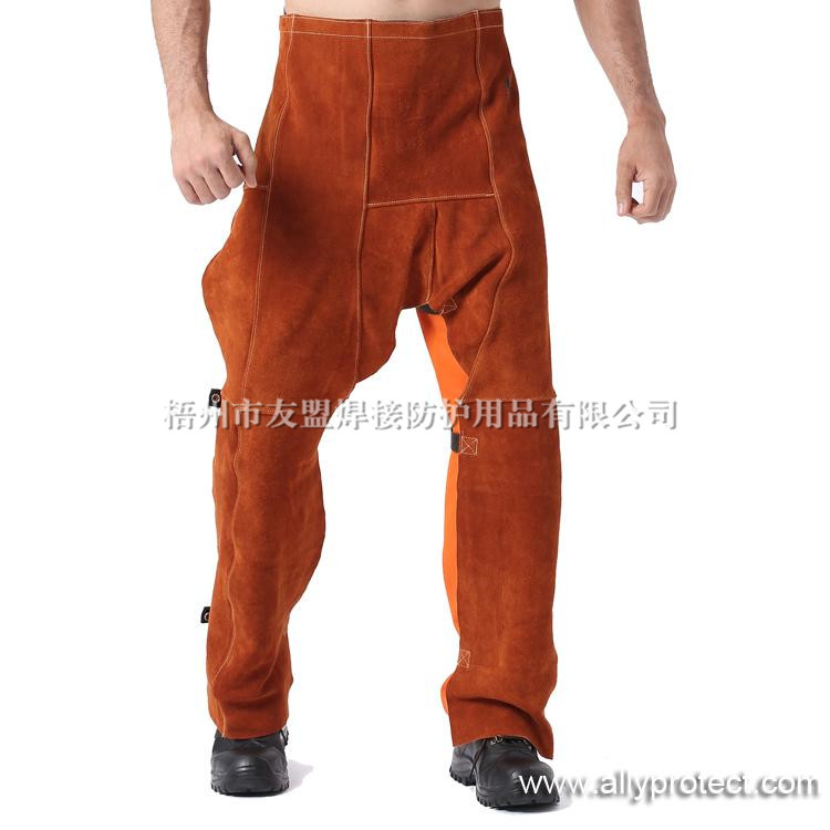 AP-6042 咖啡色前幅皮褲