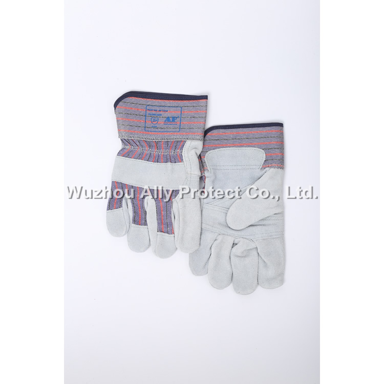 AP-1510 Gray Patched Palm Working Gloves